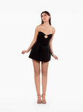 problem dress - strapless mini dress, featuring under-bust cutout with defined hips. classic little black dress, lbd, birthday dress, date night, vacation