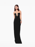 viola corset - black bustier top with rounded cups Deep V-cut corseted bodice embellished with a crystal-trimmed bra, birthday top, date night, vacation, euro summer, ibiza