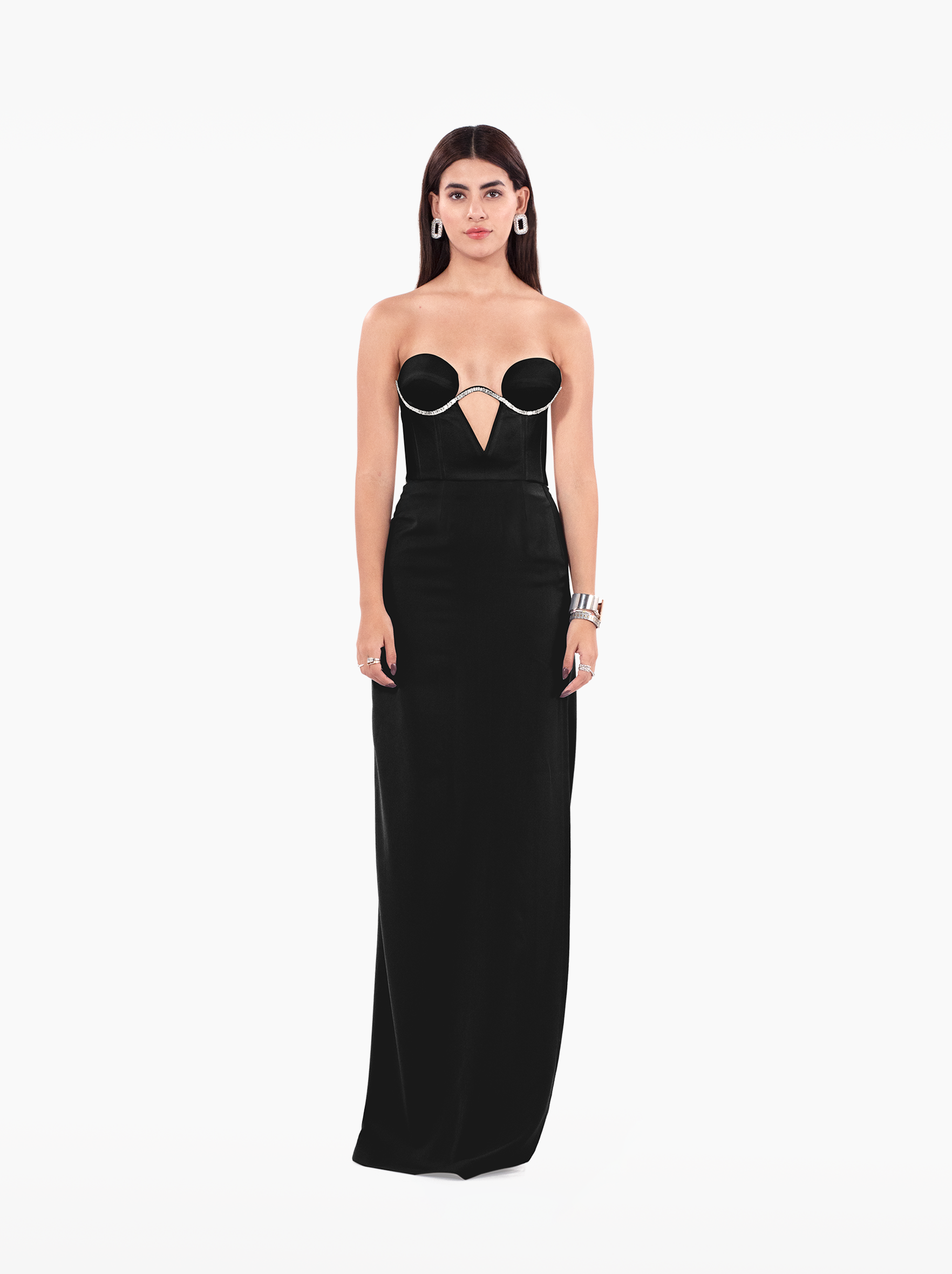 viola corset - black bustier top with rounded cups Deep V-cut corseted bodice embellished with a crystal-trimmed bra, birthday top, date night, vacation, euro summer, ibiza