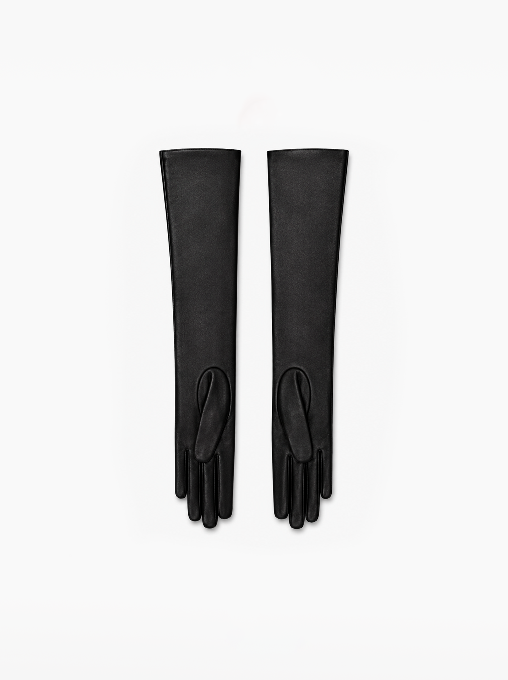 Long Leather Gloves