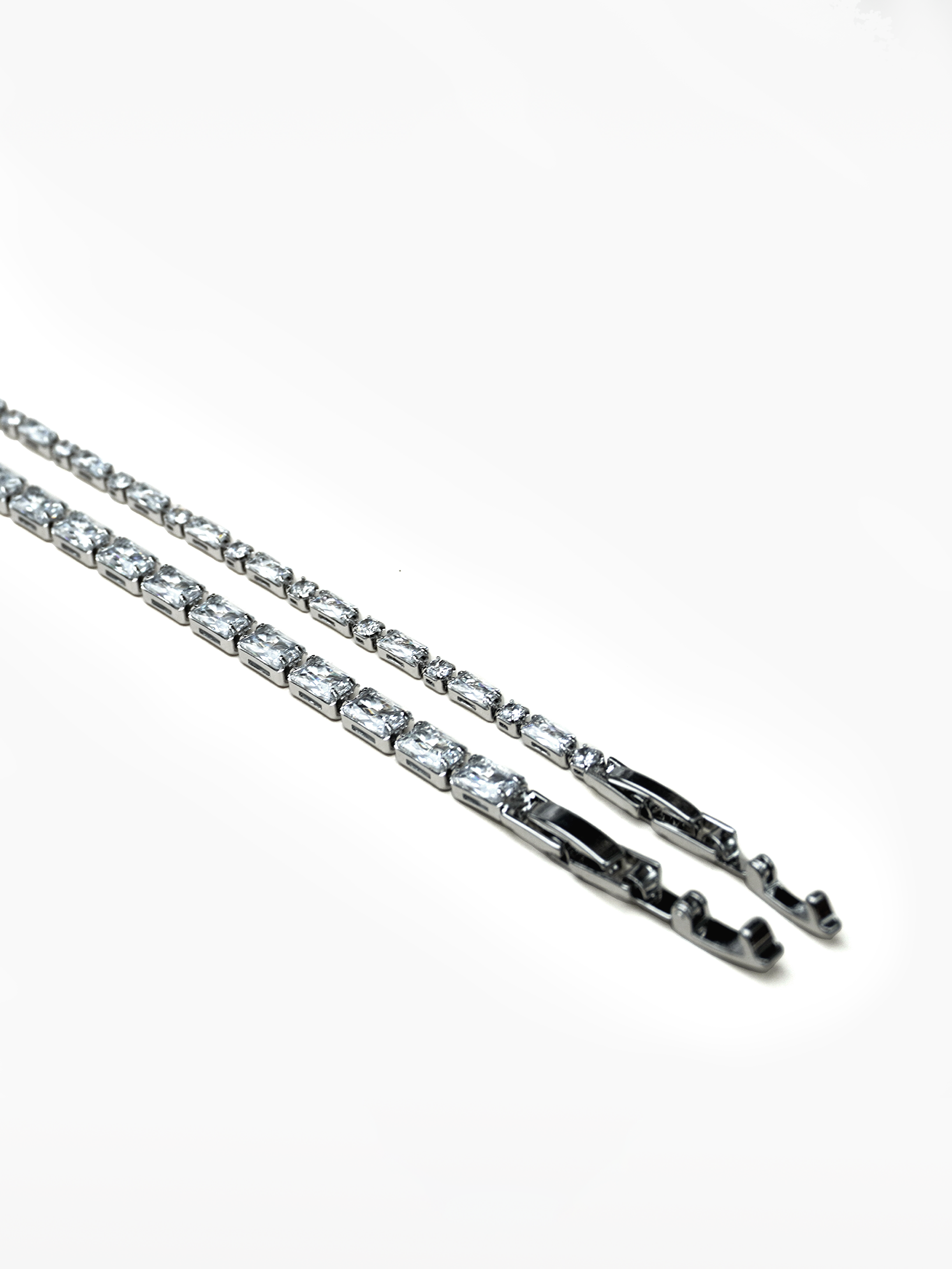 Crystalline Bracelets - silver crystal tennis bracelets. diamond, silver swarovski bracelet, basic silver jewellery by SOLÉITE