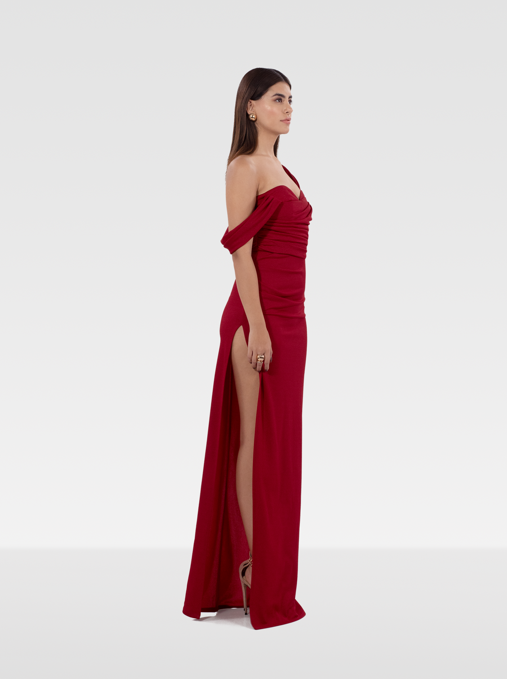 Bloody mary bustier gown