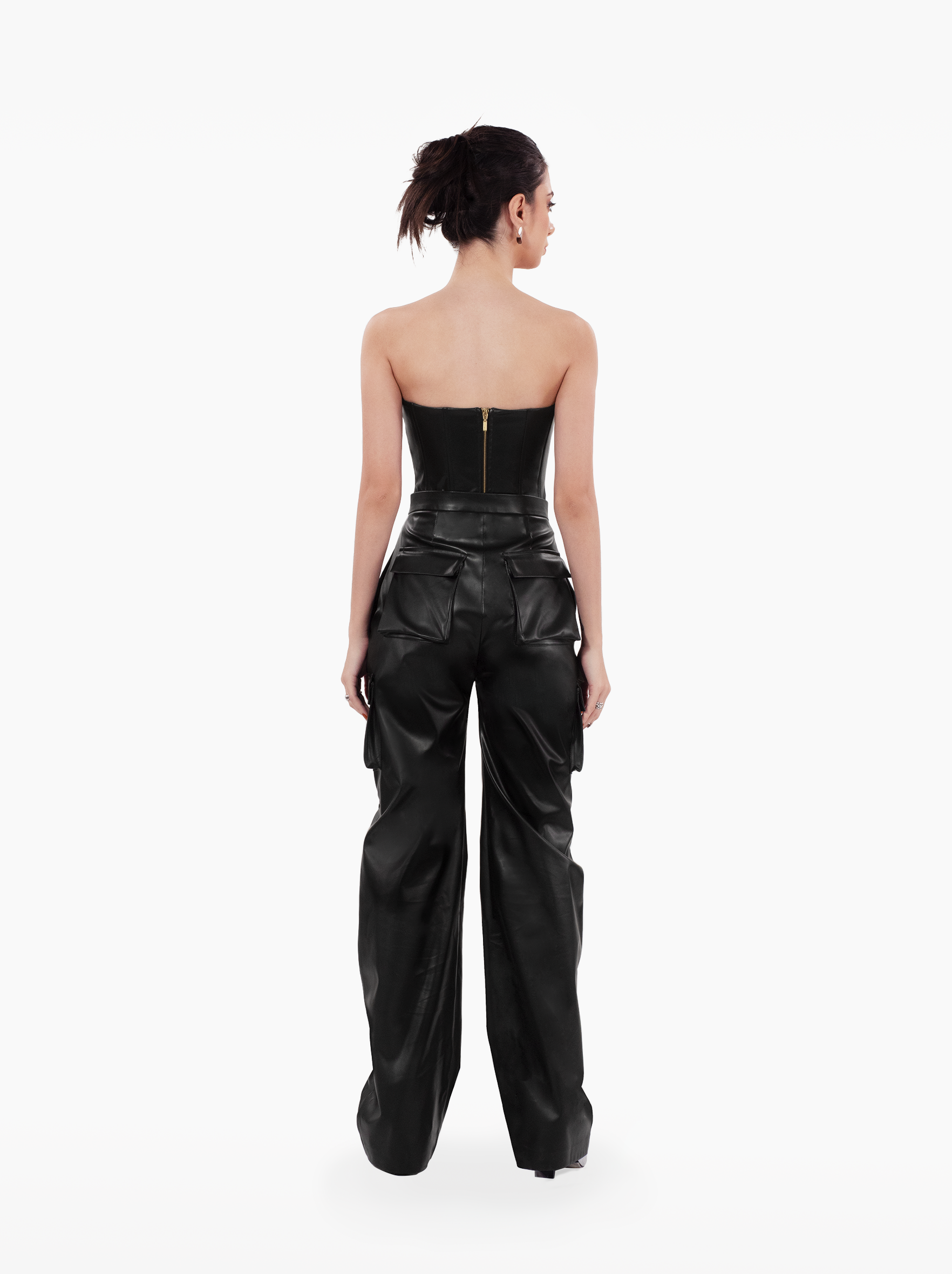 unholy cargos - high waisted cargo trousers, straight leg and multiple pockets, utility pants by SOLÉITE