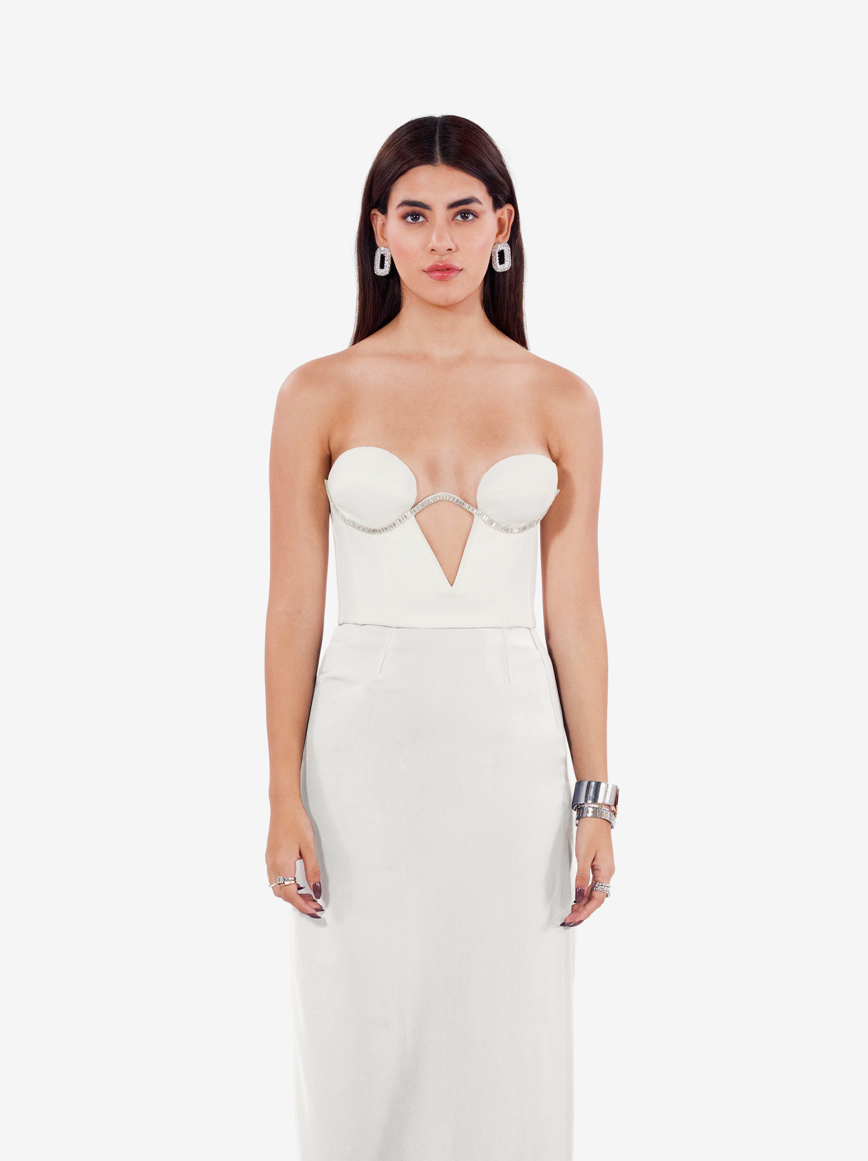 viola corset - crop top with rounded cups Deep V-cut corseted bodice embellished with a crystal-trimmed bra, birthday top, date night, vacation, euro summer, ibiza
